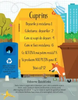 Intrebari si raspunsuri despre reciclare si deseuri (Usborne) — Usborne Books
