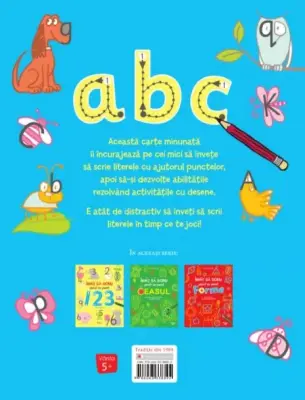Învăț să scriu punct cu punct ABC
