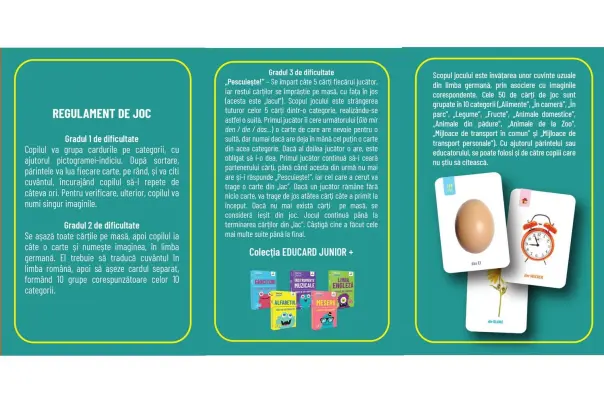 Limba germana. Carti de joc educative — ***