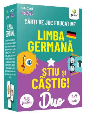 Limba germana. Stiu si castig! Carti de joc educative