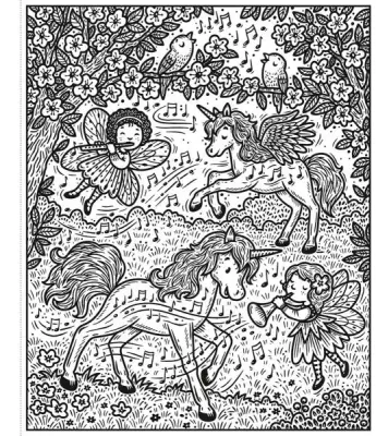 Lumea unicornilor. Descopera pictura magica (Usborne) — Usborne Books