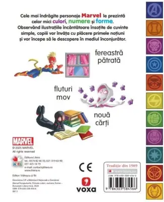 Marvel Inceputurile. Primele culori, numere, forme