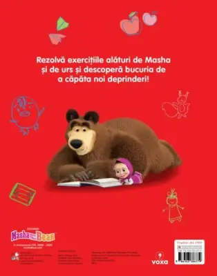 Masha si Ursul. Activitati cu litere si cifre
