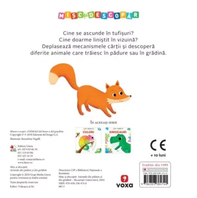 Misc si descopar. Animale din padure si din gradina