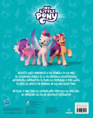 My Little Pony. Ma joc si invat. 1 2 3. Numara cu prietenii tai. Activitati cu autocolante