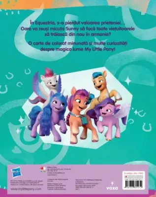 My Little Pony. Unicorni si ponei. Citeste si coloreaza