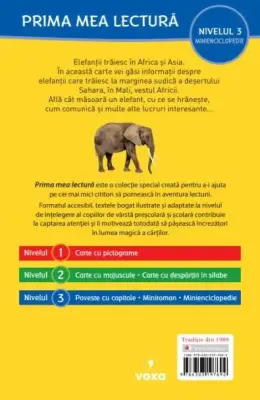 National Geographic Kids. Totul despre elefanti (Nivelul 3 Minienciclopedie)