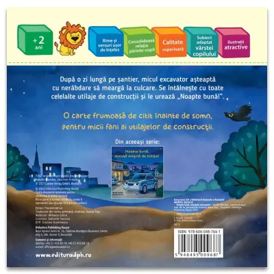 Noapte buna, micutule excavator! — Natalie Mendes
