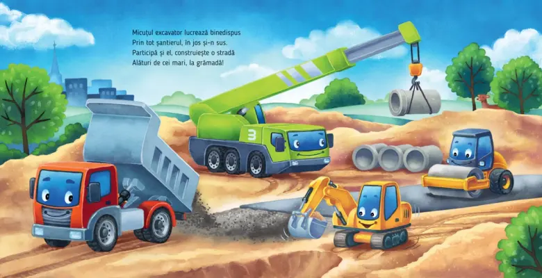 Noapte buna, micutule excavator! — Natalie Mendes