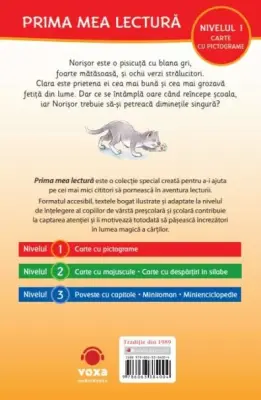Norisor fuge de acasa (Nivelul 1 Carte cu pictograme) – Carte pentru copii