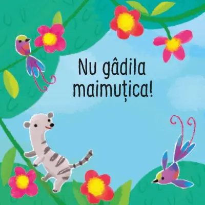 NU gadila maimutica! (Usborne) - carte senzoriala — Usborne Books