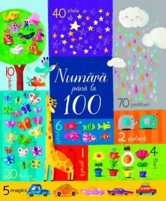 Numara pana la 100 (Usborne) – Carte pentru copii