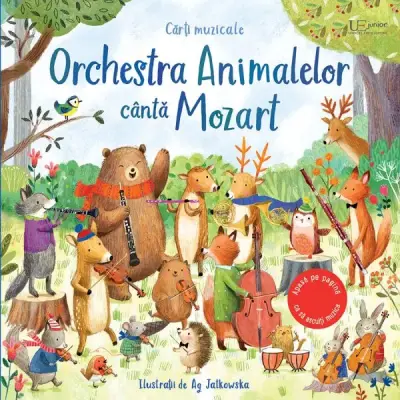 Orchestra Animalelor canta Mozart (Usborne) – Carte pentru copii