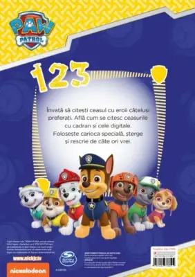 Patrula Catelusilor. Cat e ceasul? Scrie si sterge