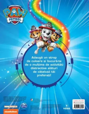 Patrula Catelusilor. Patrula fantastica. Carte de colorat si activitati