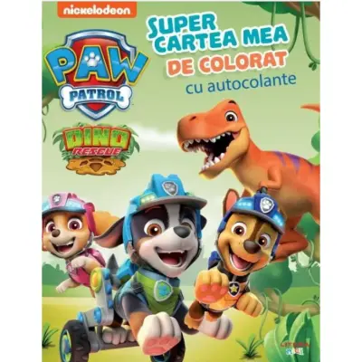 Patrula catelusilor. Supercartea mea de colorat cu autocolante – Carte pentru copii