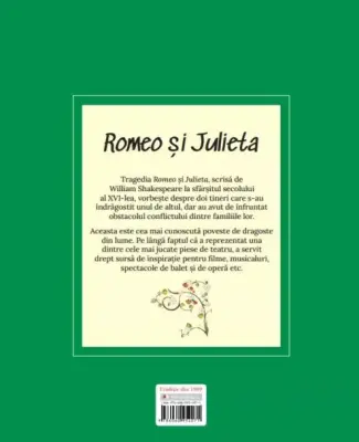Prima mea biblioteca. Romeo si Julieta (vol. 15)
