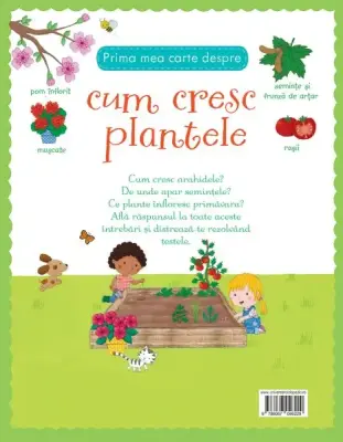 Prima mea carte despre cum cresc plantele (Usborne) – Carte pentru copii