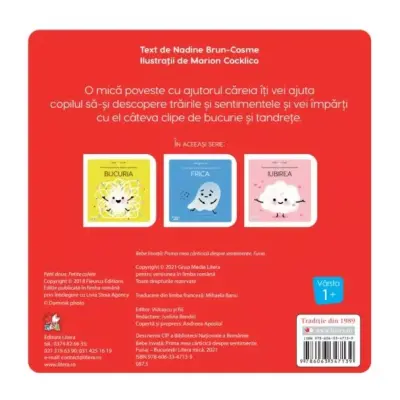 Prima mea carticica despre sentimente: Furia – Carte pentru copii