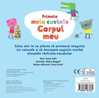 Primele mele cuvinte. Corpul meu (Usborne)