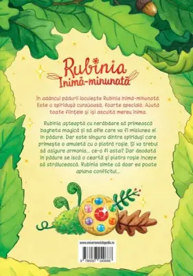 Rubinia Inima-minunata. Piatra magica stralucitoare – Carte pentru copii