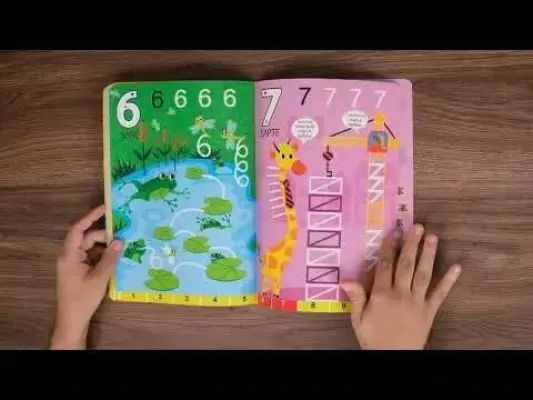 Scrie, sterge, repeta! Numere. Carte de activitati reutilizabila