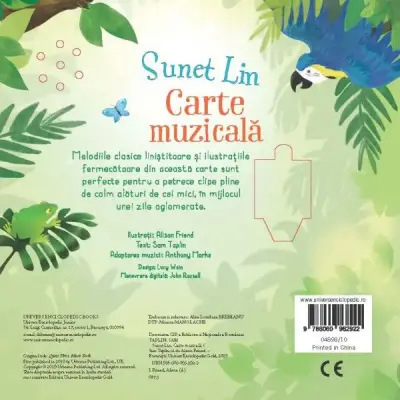 Sunet Lin. Carte muzicala (Usborne)