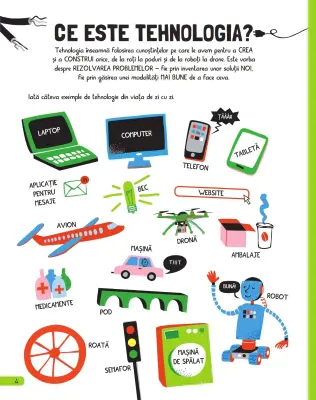 TEHNOLOGIA pentru cei mici. Primele proiecte. Educație STEM — Alice James & Tom Mumbray