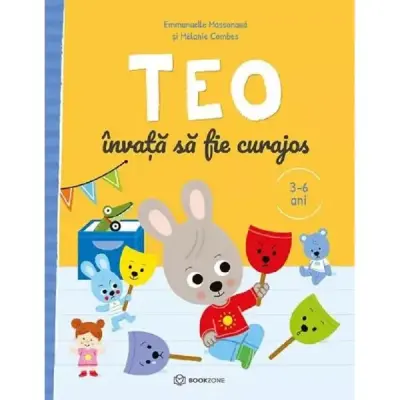 Teo invata sa fie curajos - Emmanuelle Massonaud, Melanie Combes – Carte pentru copii