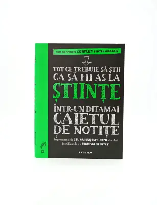 Tot ce trebuie să știi ca să fii as la Științe într-un ditamai caietul de notițe