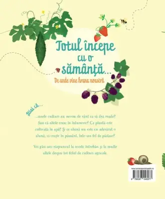 Totul incepe cu o samanta... (Usborne) – Carte pentru copii