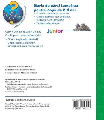 Unde locuiesc animalele? – Carte pentru copii