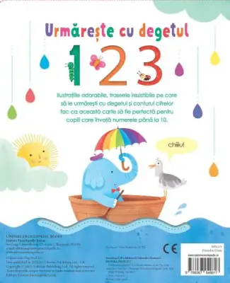 Urmareste cu degetul 123 (Usborne) — Usborne Books