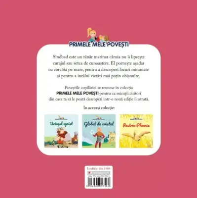 Volumul 54. Primele mele povesti. Sindbad marinarul – Carte pentru copii
