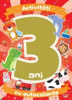 Activitati cu autocolante la 3 ani – Carte pentru copii