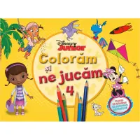 Colorăm și ne jucăm (vol. 4). Planșe de colorat cu activități distractive – Carte pentru copii