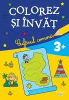 Colorez si invat. Cufarul comorii (3+) – Carte pentru copii