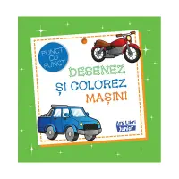 Desenez și colorez mașini – Carte pentru copii