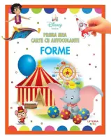 Disney bebe. Prima mea carte cu autocolante. Forme – Carte pentru copii