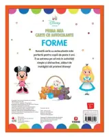 Disney bebe. Prima mea carte cu autocolante. Forme – Carte pentru copii