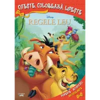 Disney. Regele leu. Citeste, Coloreaza, Lipeste – Carte pentru copii
