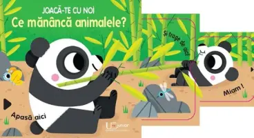 Joaca-te cu noi. Ce mananca animalele? (Quarto) – Carte pentru copii