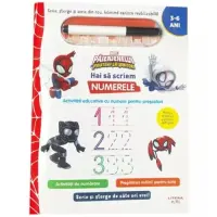 Marvel. Paienjenelul si prietenii lui uimitori. Scrie si sterge. Hai sa scriem numerele – Carte pentru copii
