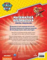 Patrula Catelusilor. Matematica distractiva pentru prescolari. Carte de activitati cu autocolante