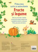 Prima mea carte cu autocolante. Fructe și legume – Carte pentru copii