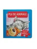 Prima mea carte cu puzzle. Pui de animale – Carte pentru copii