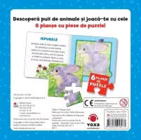 Prima mea carte cu puzzle. Pui de animale – Carte pentru copii
