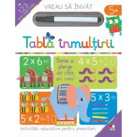 Vreau să învăț. Tabla înmulțirii – Carte pentru copii